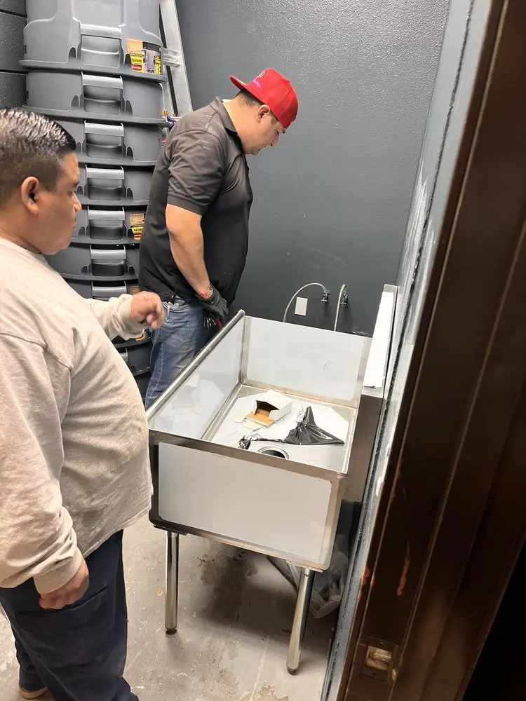 Commercial plumbing and sink installation in Woodlore